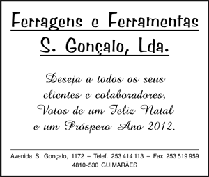 Ferragens e Ferramentas S. Gon�alo